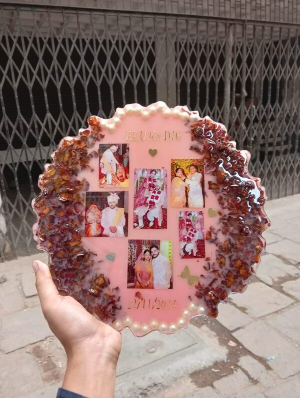 Varmala preservation resin frame - trendygift.co.in